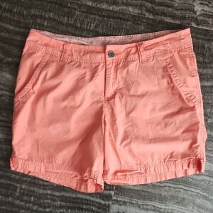 Columbia coral orange cotton shorts Size 10